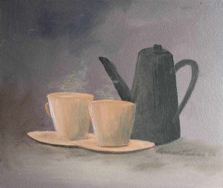 Kaffepause B,H: 46x39. Sold