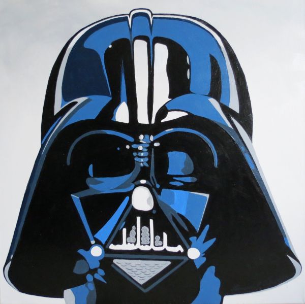 Starwars Darth Vader B,H: 60x60. Privatejet